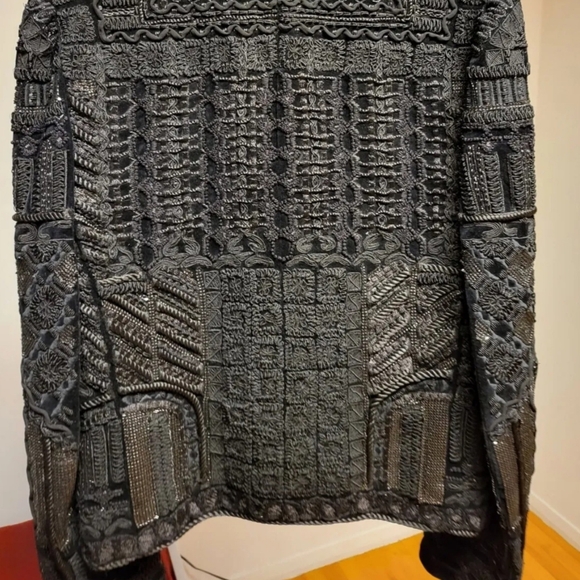 Authentic Balmain x H&M Embroidered Jacket US 34R - Picture 7 of 8